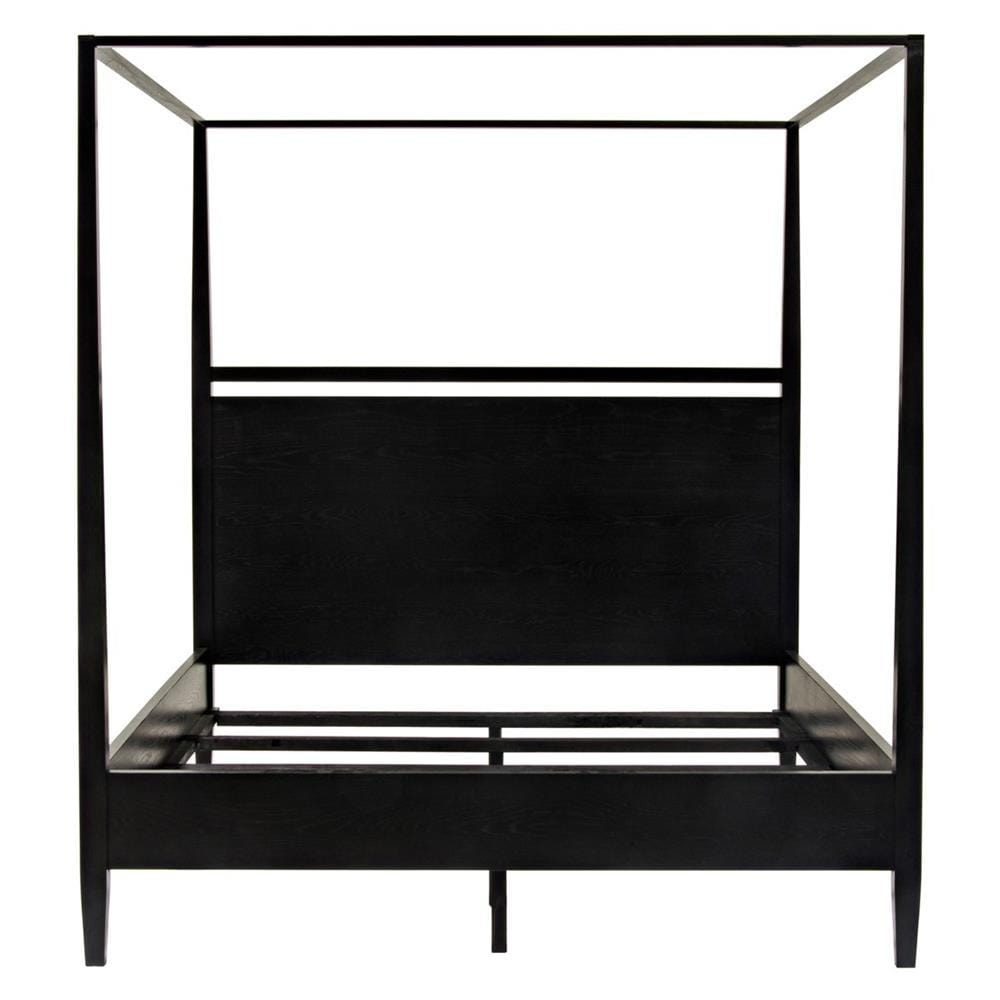 Modern 4-Poster Bed - Queen - Black – Alchemy Fine Home