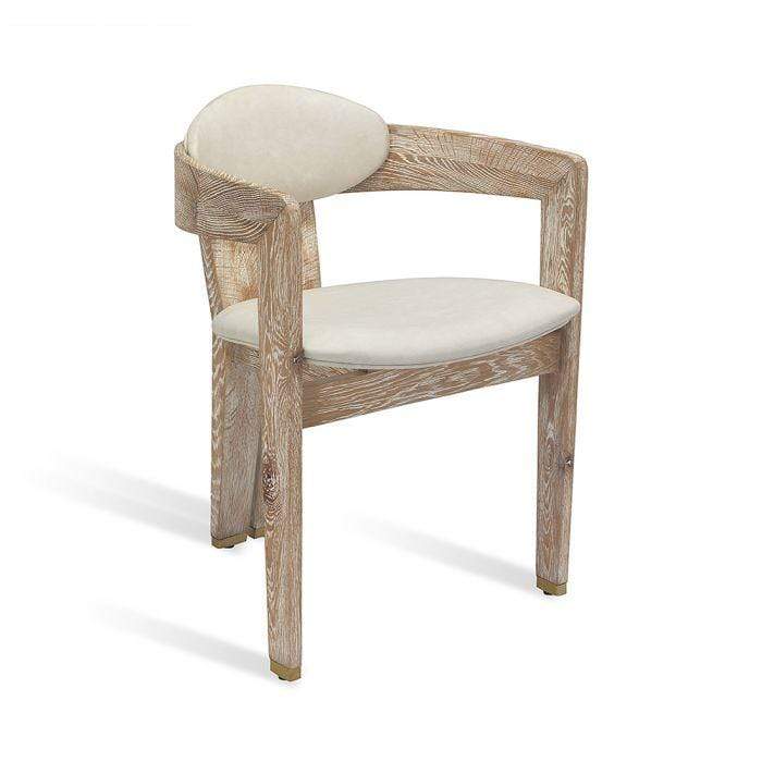 White washed best sale oak dining chairs