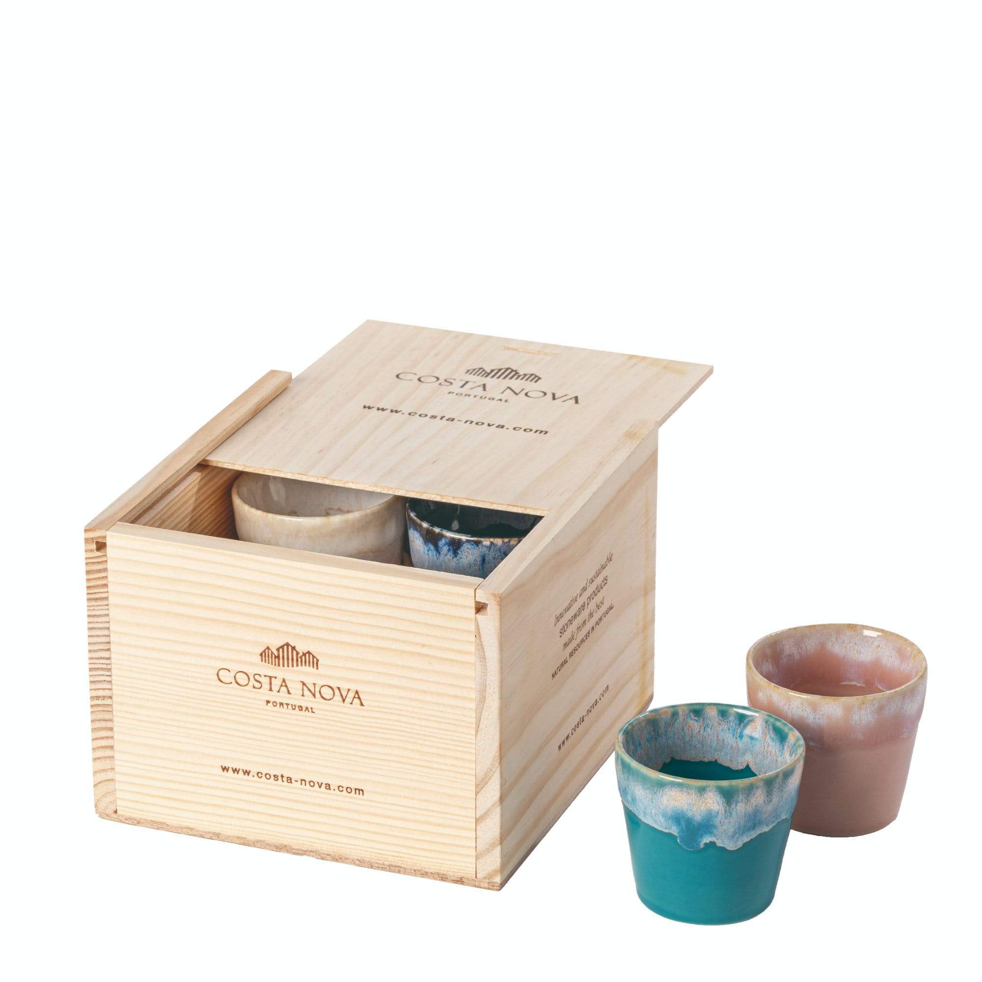 Grespresso Multicolor Boxed Lungo Cups - S/24 - Ocean Offerings