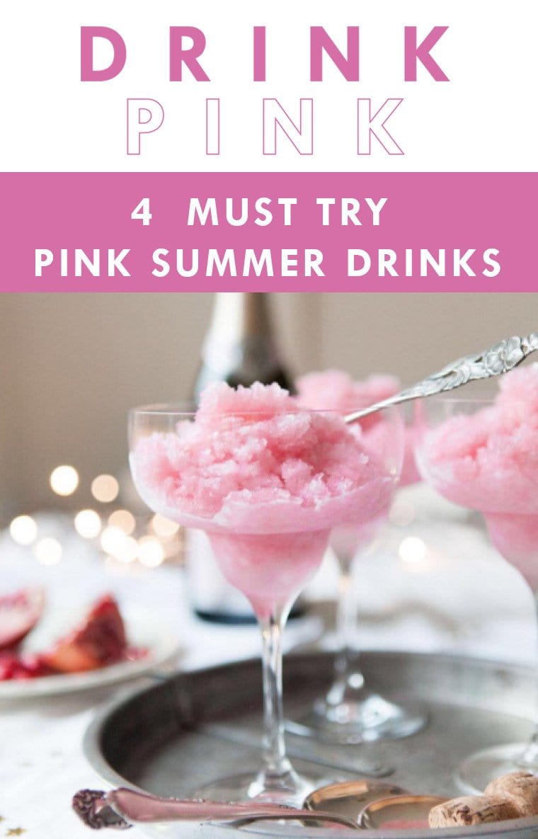 Four Pink Summer Drinks to Try Now!