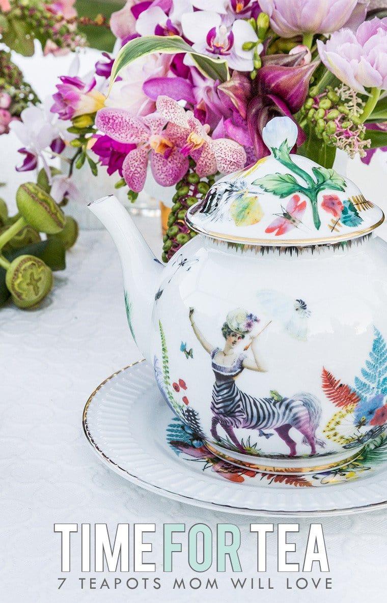 7 Stylish Teapots Mom will Love! :: Mother's Day Gift Ideas