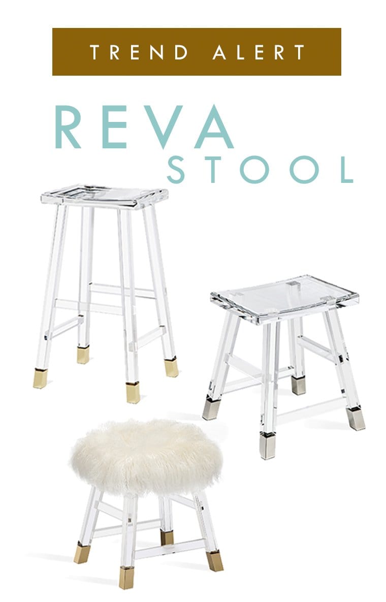 Reva Lucite Stools by Interlude Home