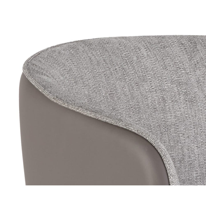 Asher Dining Armchair - Flint Grey / Napa Taupe