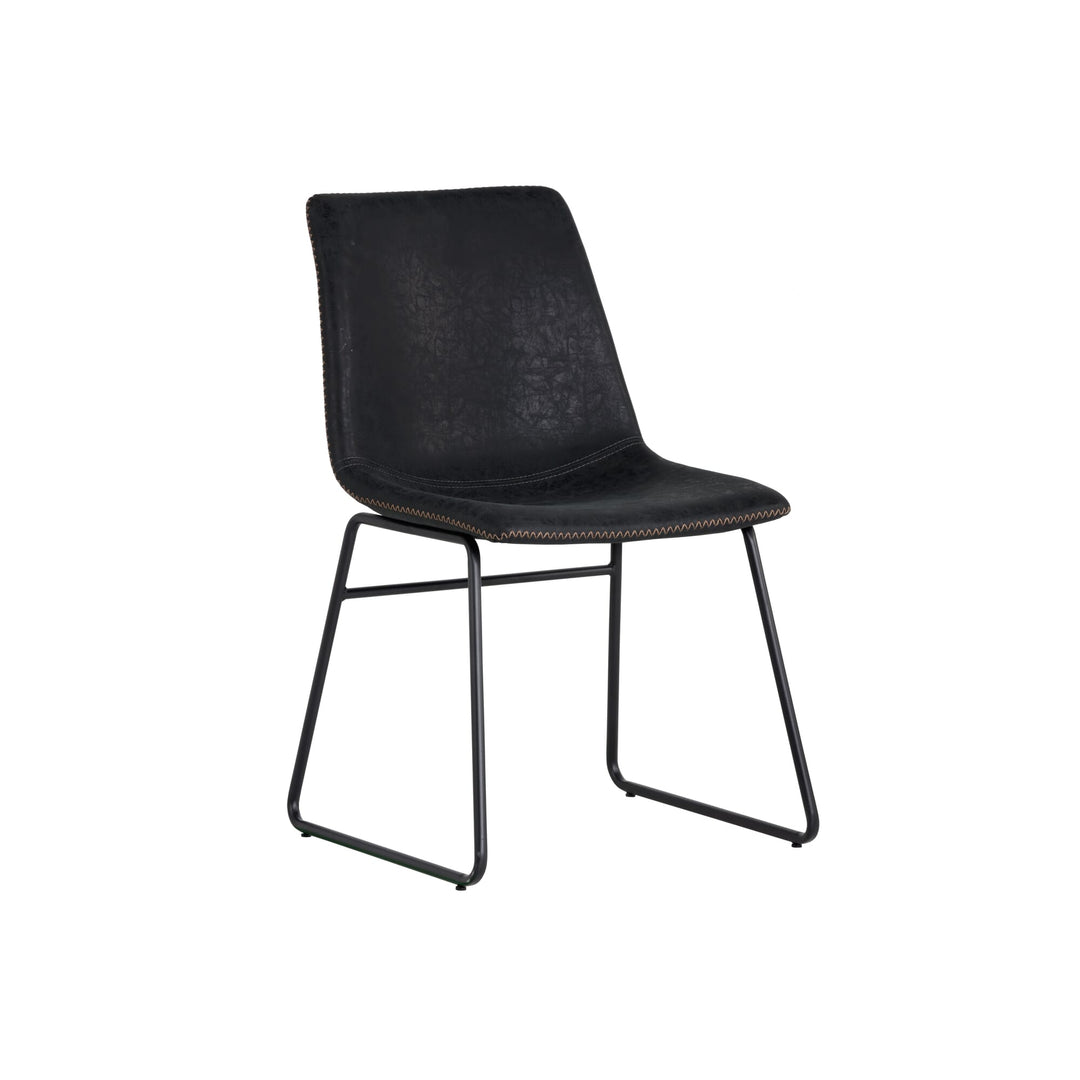 Caleb Dining Chair - Antique Black - Set of 2