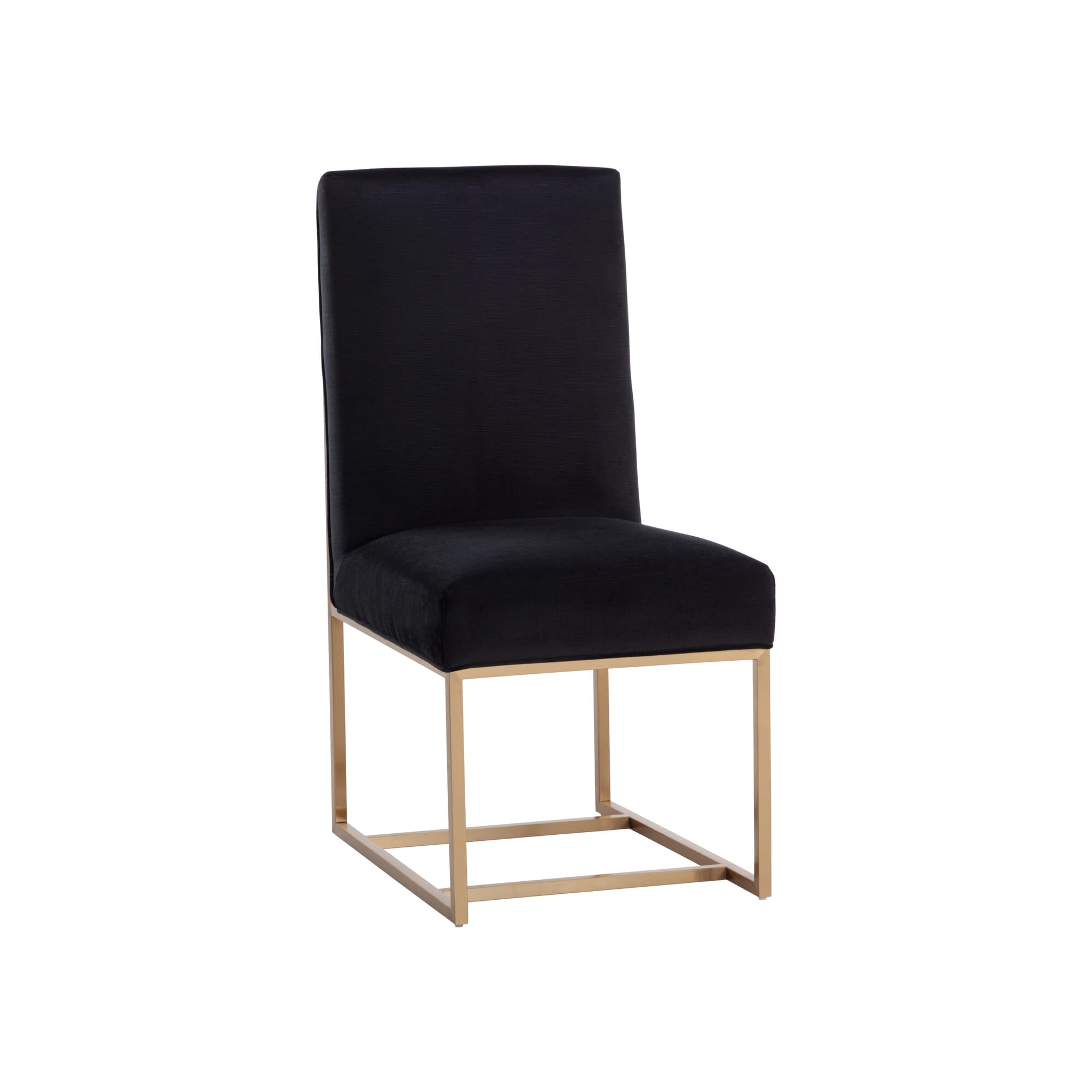 Josephine Dining Chair Cube Black Alchemy Fine Home