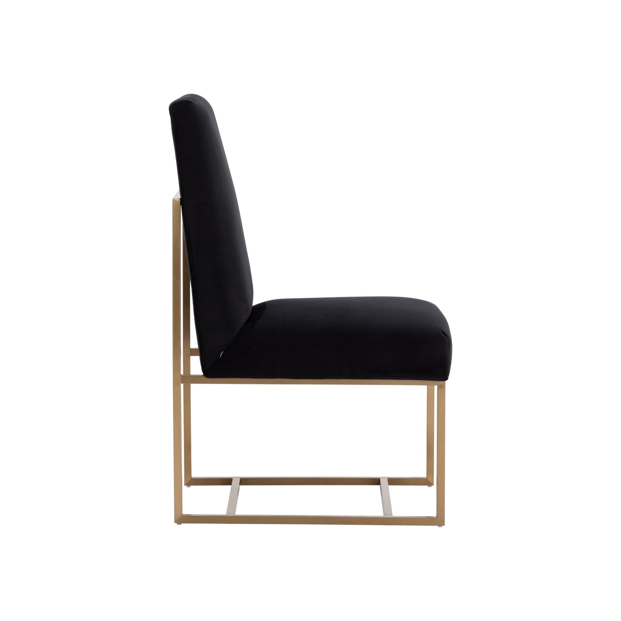 Josephine Dining Chair Cube Black Alchemy Fine Home