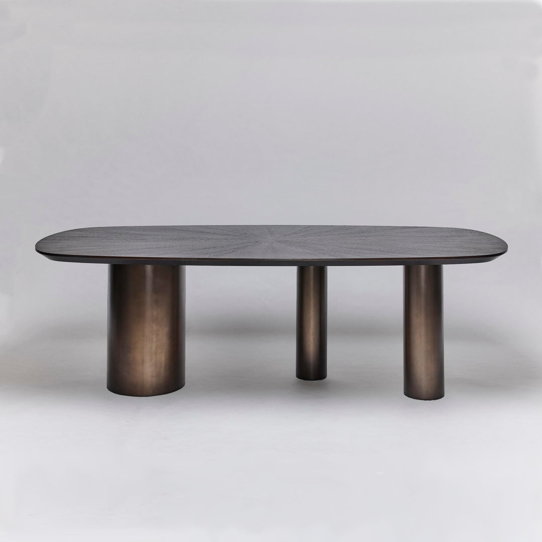 Becket Dining Table - Coffee - Classic Bronze