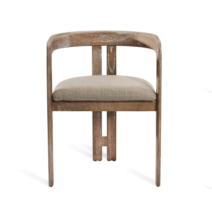 Burke Dining Chair - Flax Upholstery