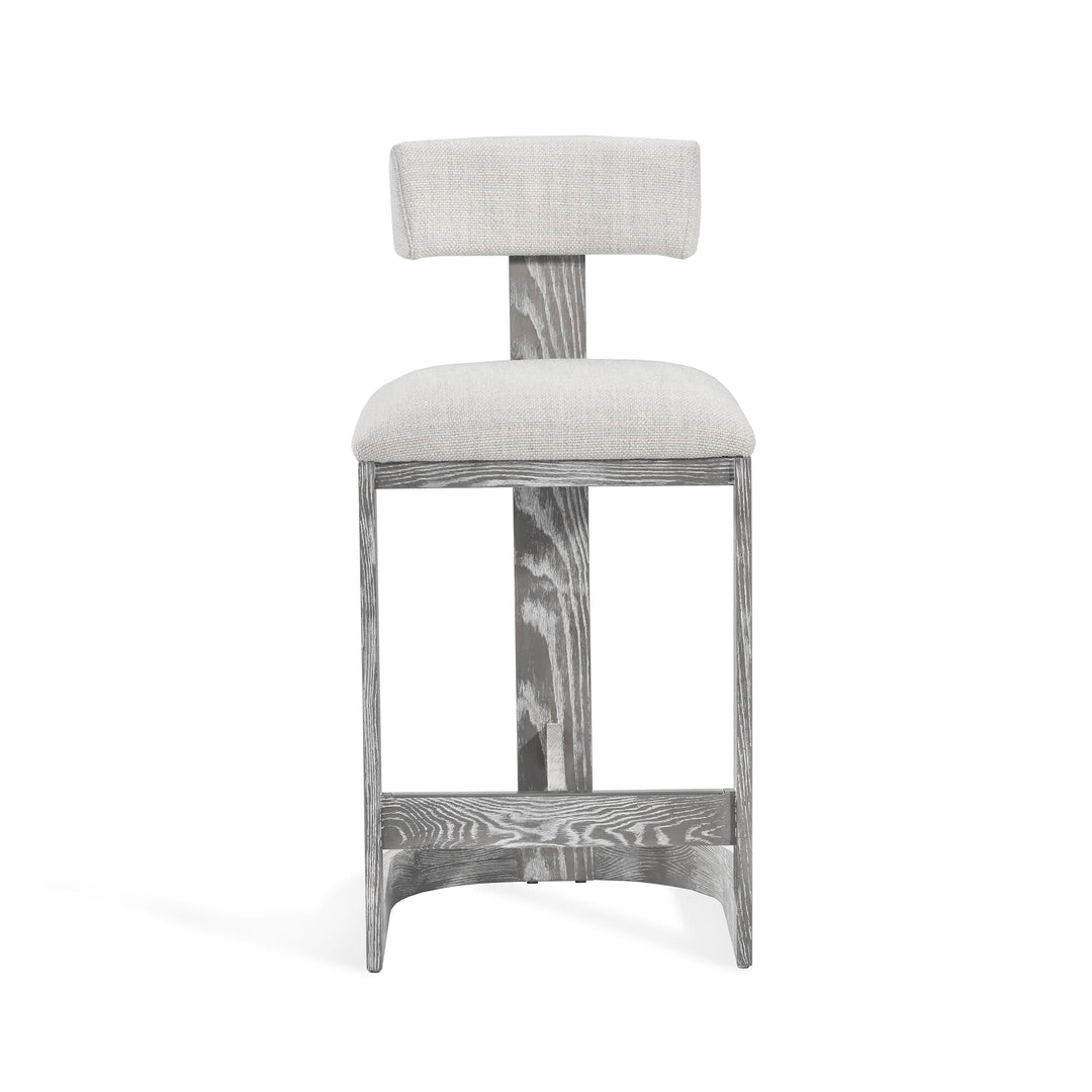 Brooklyn Counter Stool - Dove Upholstery