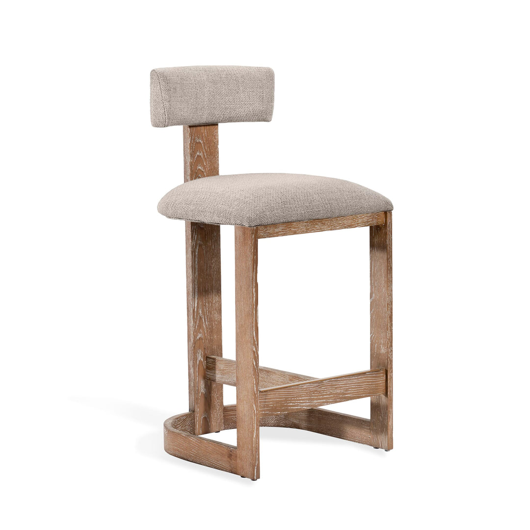 Brooklyn Counter Stool - Flax Upholstery