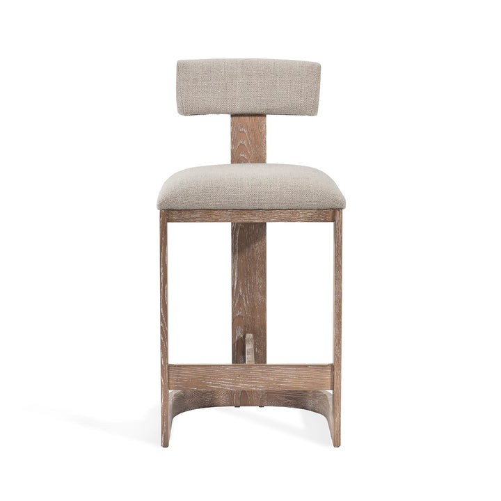 Brooklyn Counter Stool - Flax Upholstery