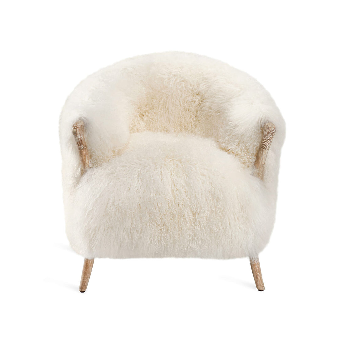 Ilaria Lounge Chair - Ivory Upholstery