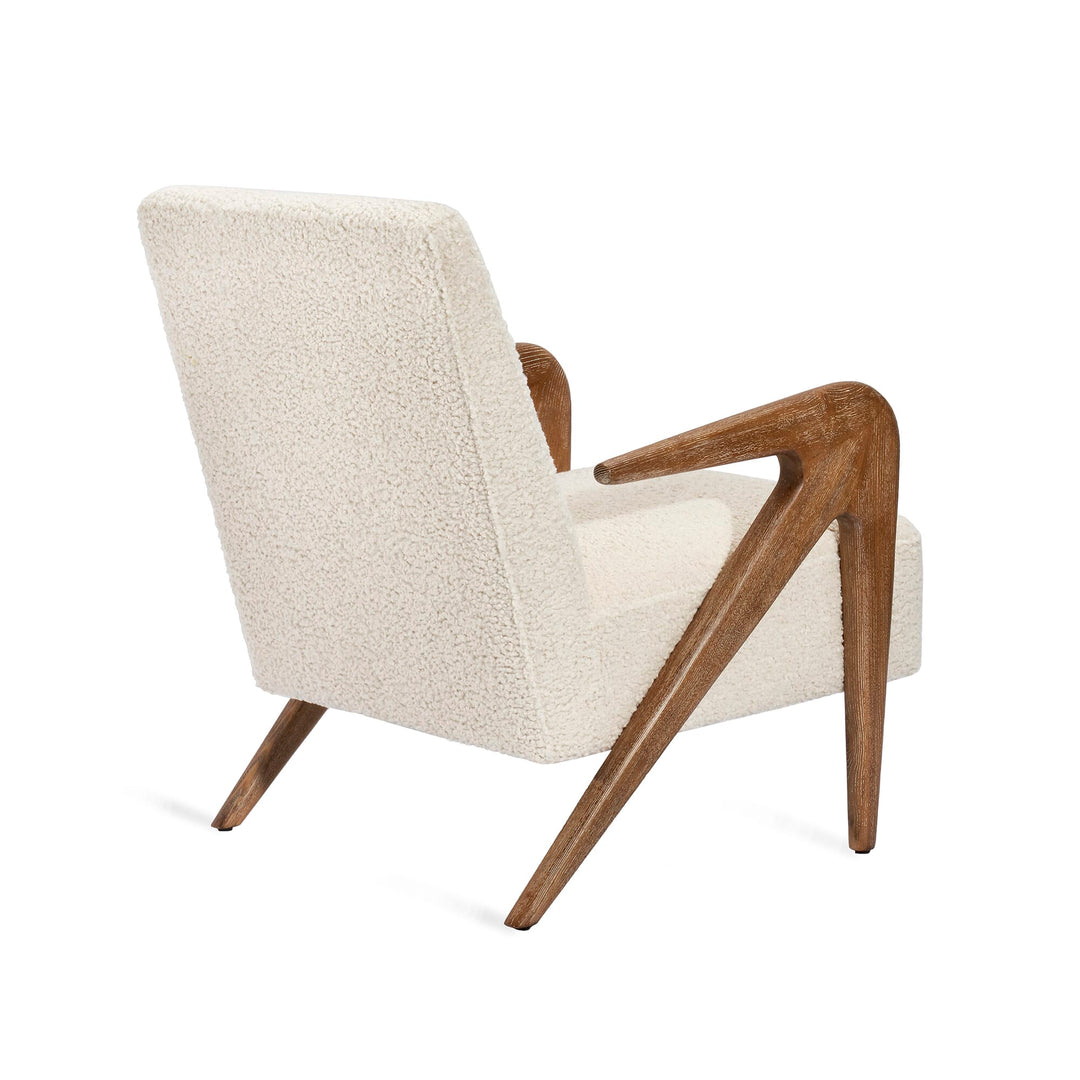 Angelica Lounge Chair - Autumn Brown - Shearling Upholstery