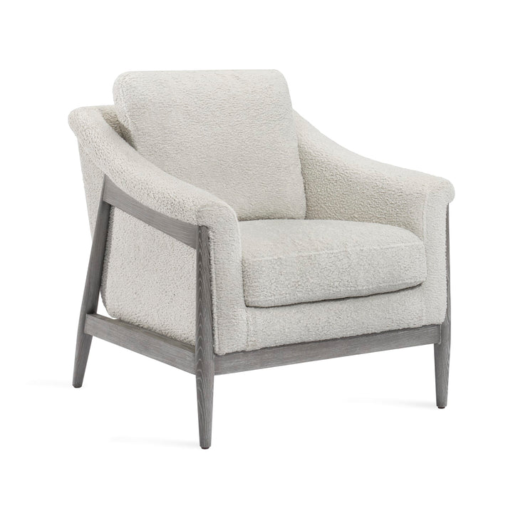 Layla Occasional Chair - Grey Wash Frame - Haze Shearling Upholstery