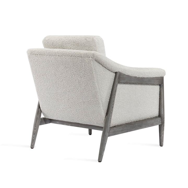 Layla Occasional Chair - Grey Wash Frame - Haze Shearling Upholstery