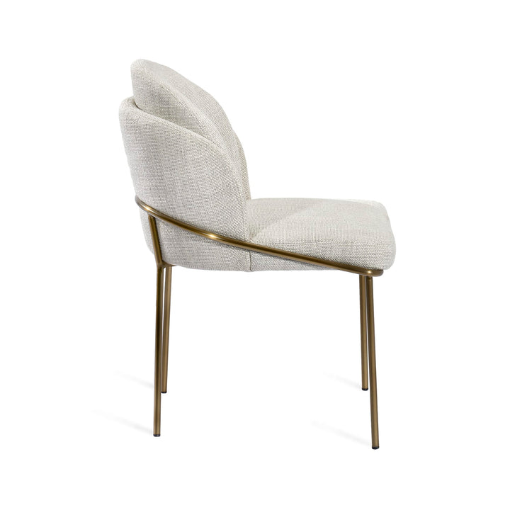 Elena Chair - Dove Upholstery