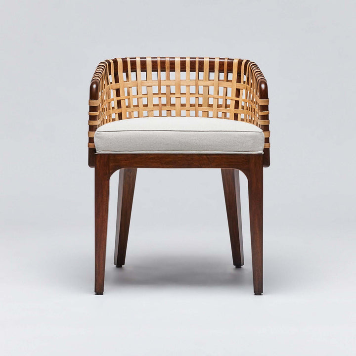 Palms Arm Chair - Chestnut - Natural Rattan - Natural