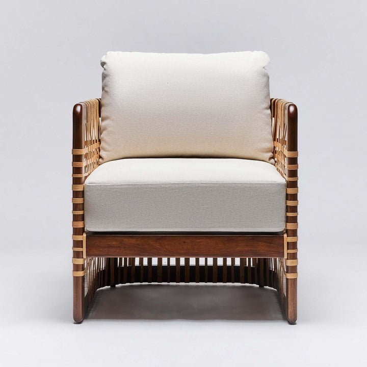 Palms Lounge Chair - Chestnut - Natural Rattan - Natural