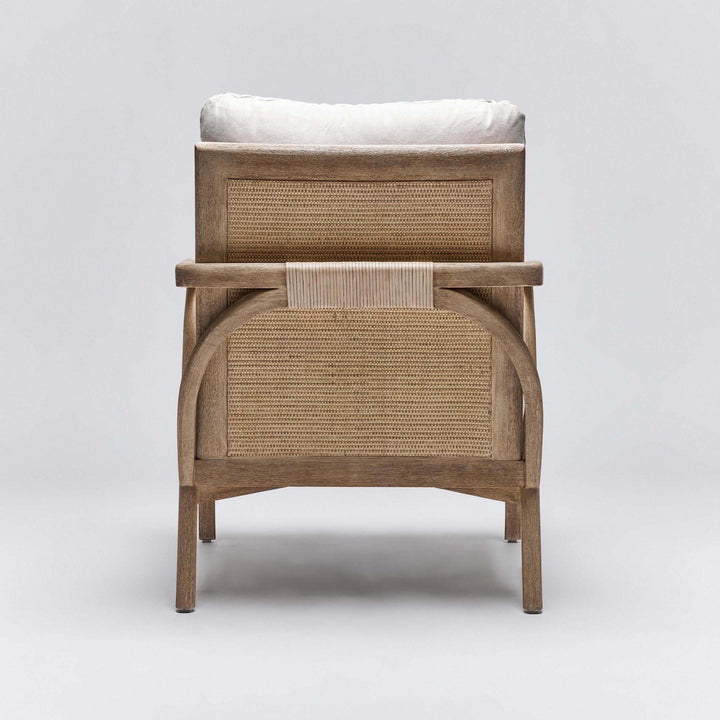 Delray Lounge Chair - White Ceruse - Off White - Natural