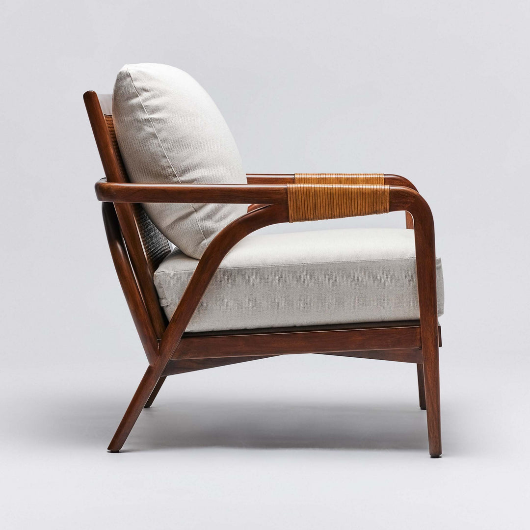 Delray Lounge Chair - Chestnut - Light Chestnut - Natural