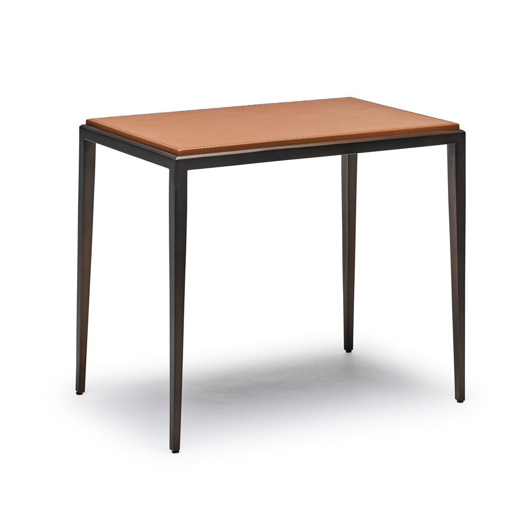 Auburn Side Table - Classic Bronze - Caramel