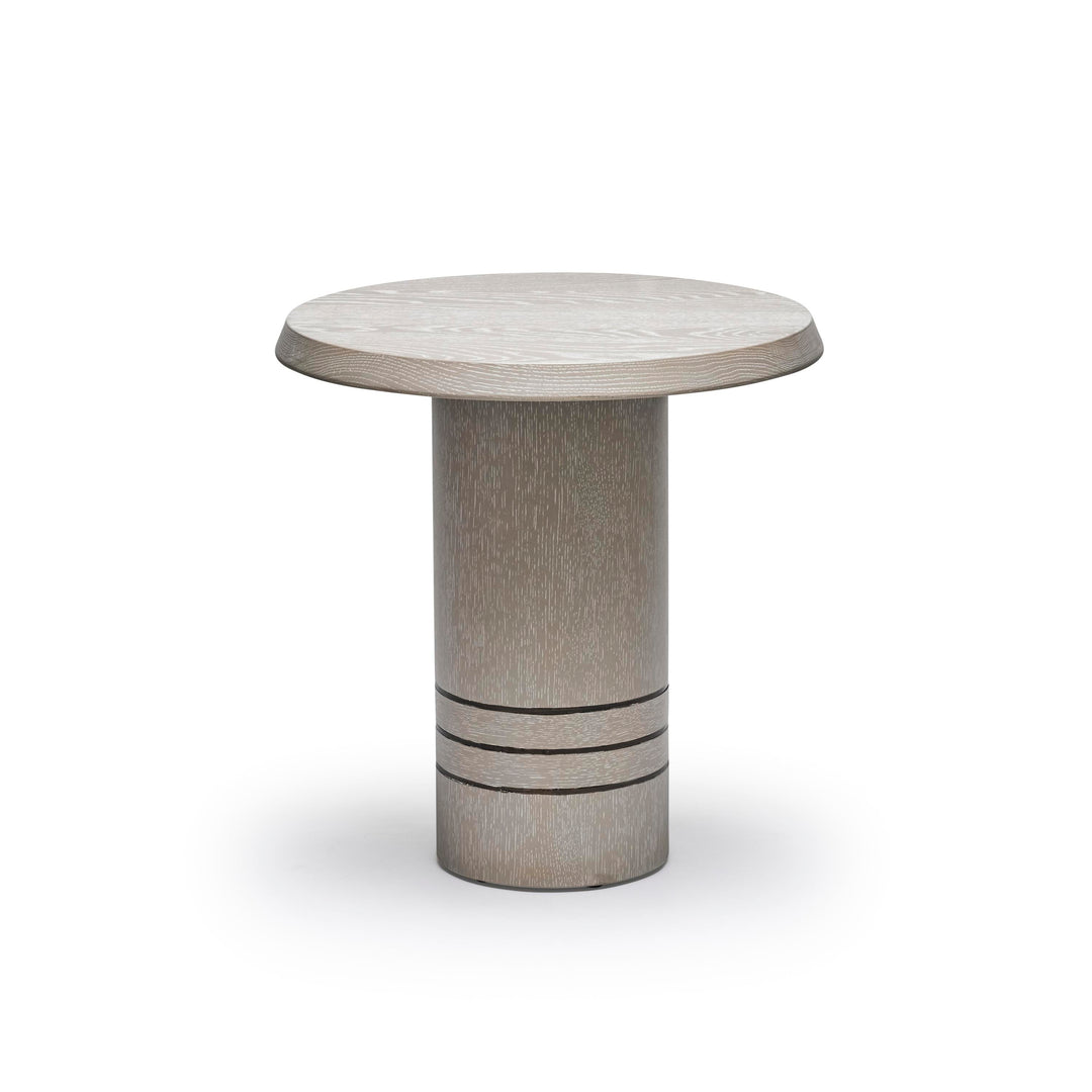 Hunt Side Table - Cliffside Grey - Classic Bronze
