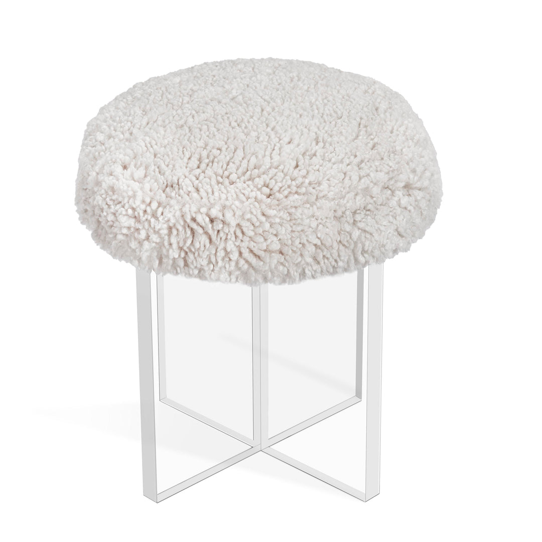 Jules Stool - Clear - Winter