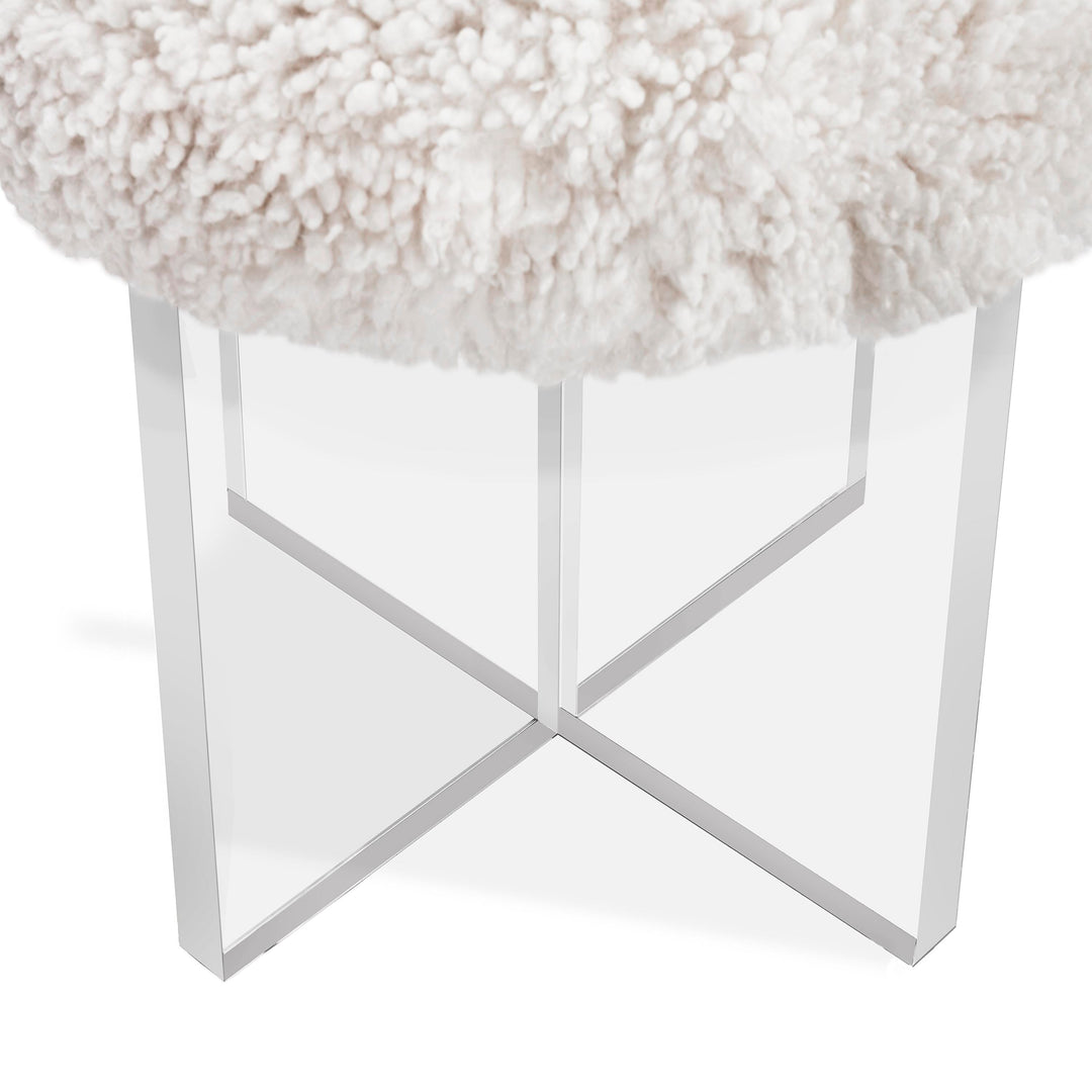 Jules Stool - Clear - Winter