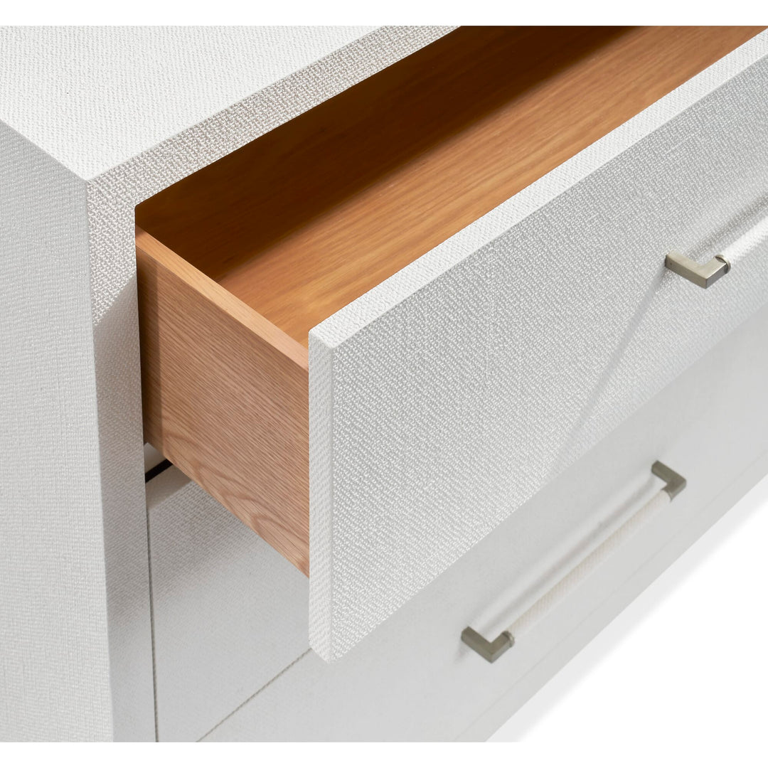 Taylor 3 Drawer Chest - White Upholstery