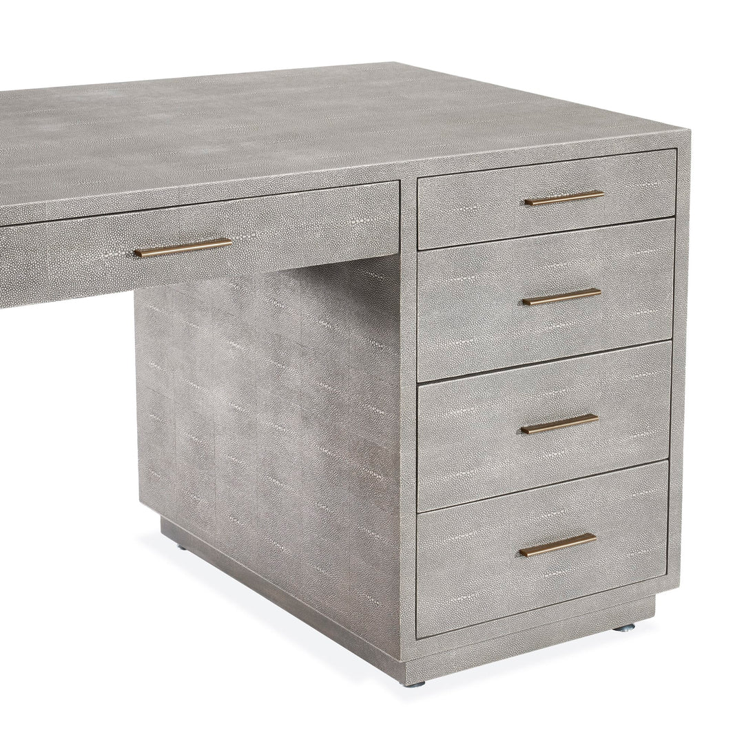 Livia Desk - Grey Shagreen