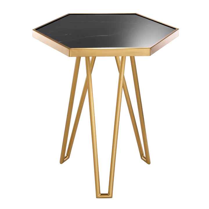 Eichholtz Samson Side Table - Gold & Black