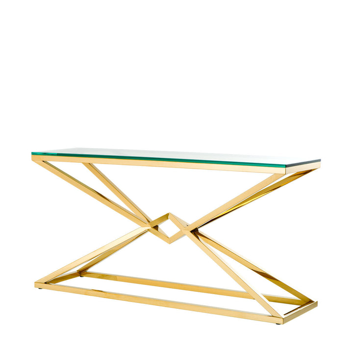 Connor Large Console Table - Gold