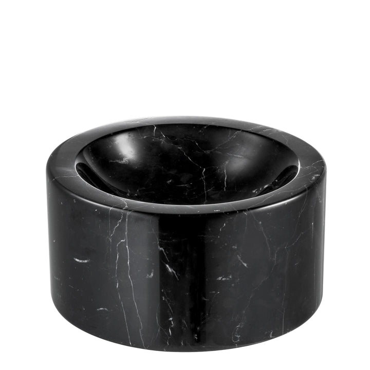 Eichholtz Conex Decorative Bowl - Honed Black Marble