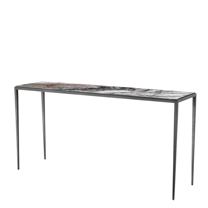 Henley Large Console Table - Bronze & White
