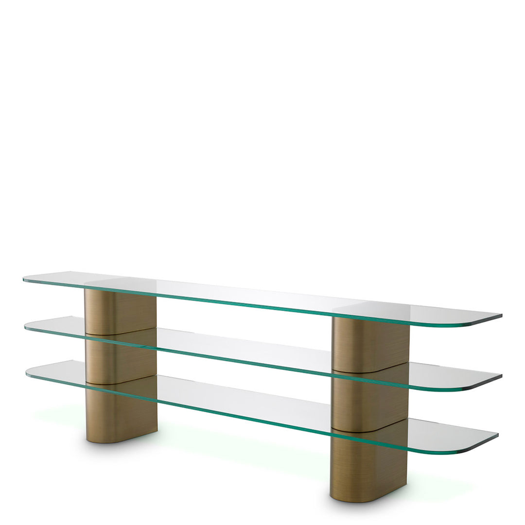 Console Table Lunden - Brushed Brass Finish