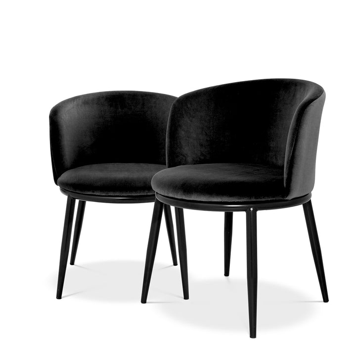 Eichholtz Filmore Dining Chair Set of 2 - Black