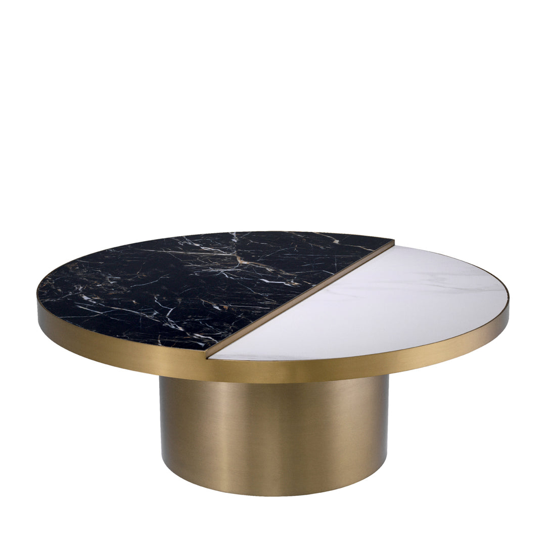 Excelsior Coffee Table - Gold & Black