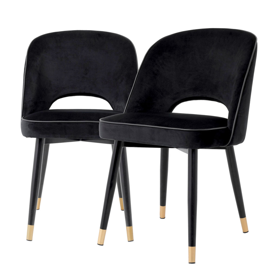 Cliff Dining Chair Set of 2 - Black