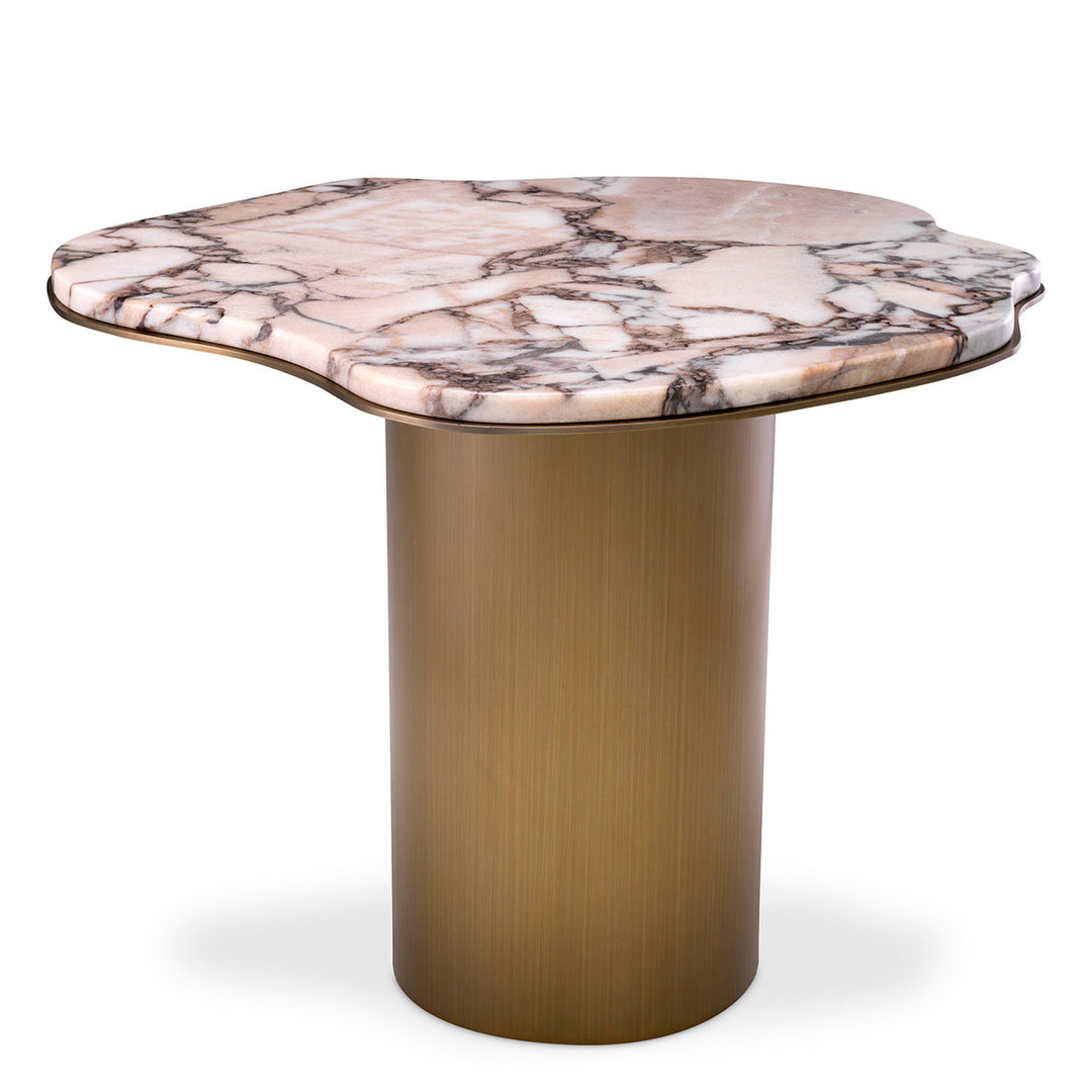 Side Table Shapiro - Light Marble