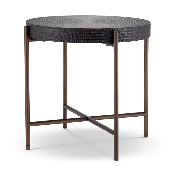 Eichholtz Nikos Side Table - Bronze & Black