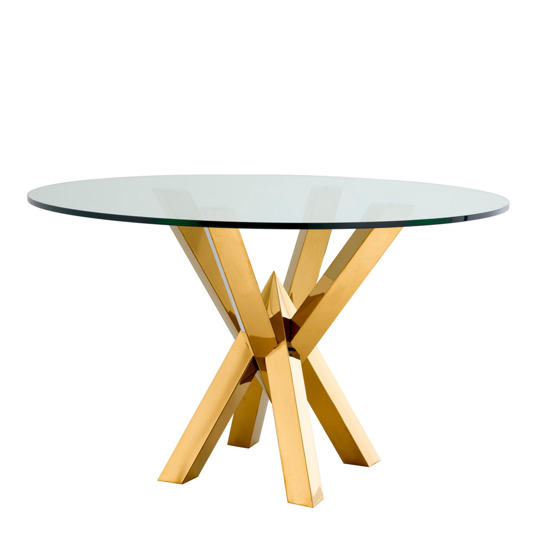 Triumph Dining Table - Gold