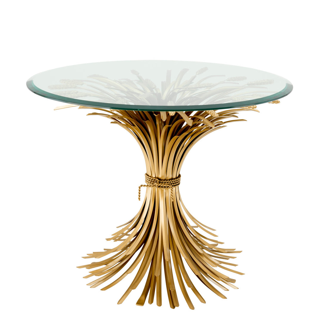 Bonheur 90cm Side Table - Gold
