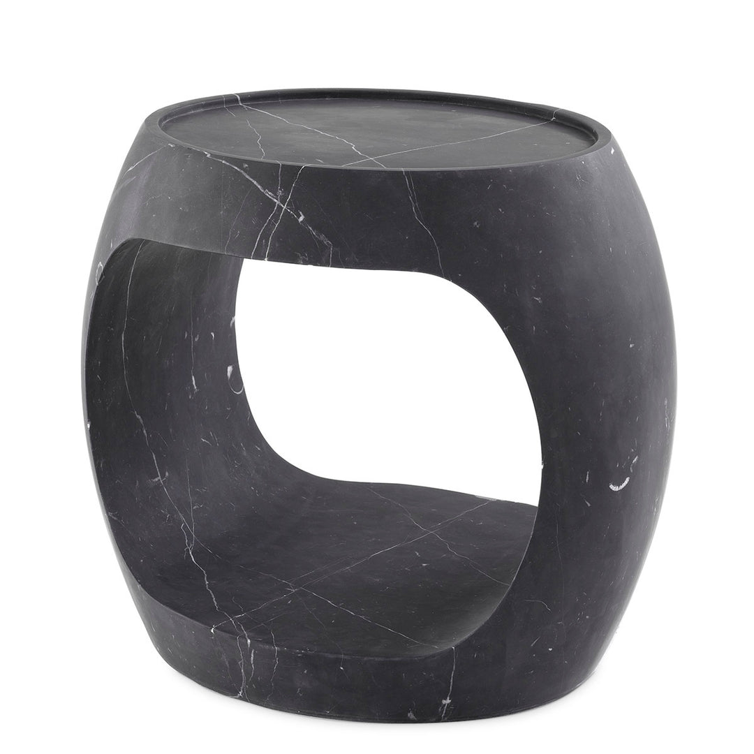 Eichholtz Side Table Clipper Low - Honed Black Marble
