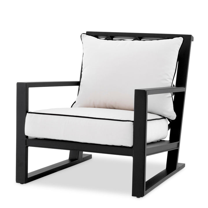 Como Outdoor Chair - Black & White