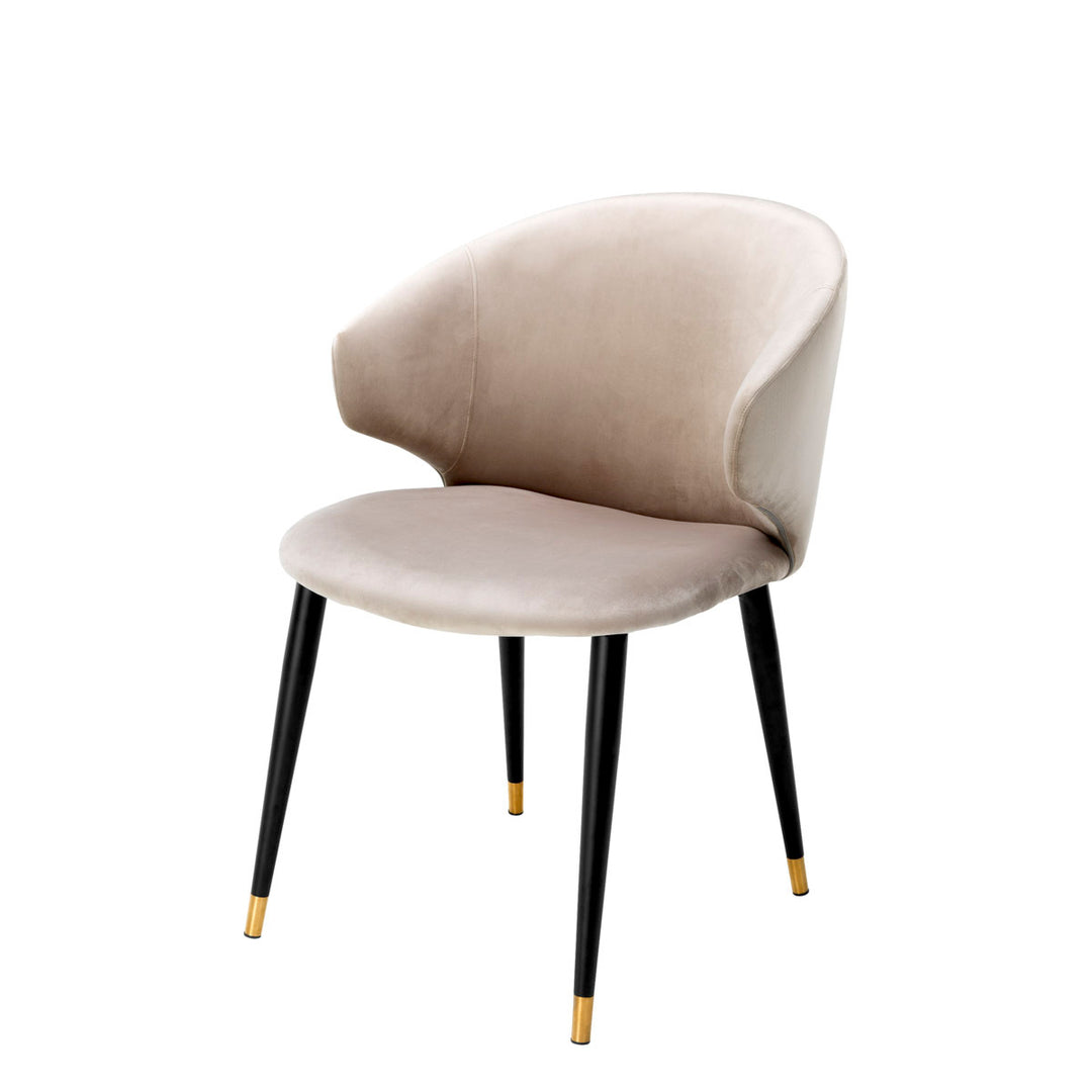 Volante Dining Chair with Wings - Beige
