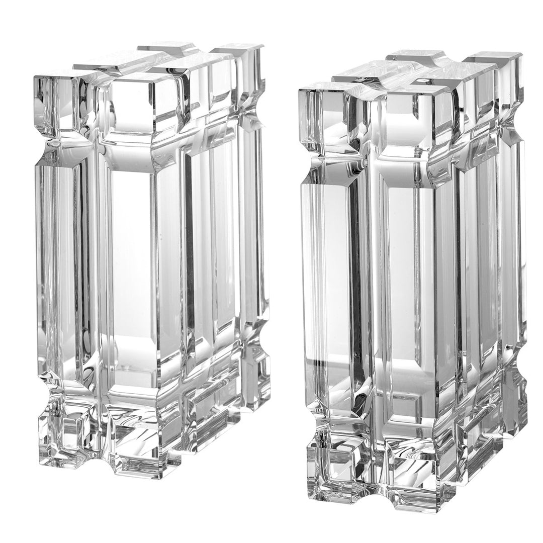 Eichholtz Linea Bookends - Crystal Glass