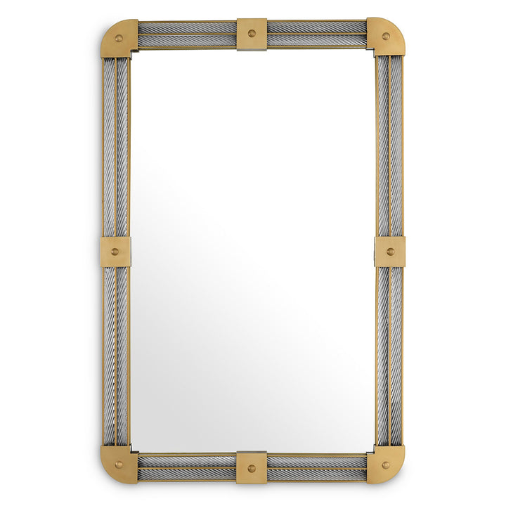Mirror Heracles - Antique Brass Finish
