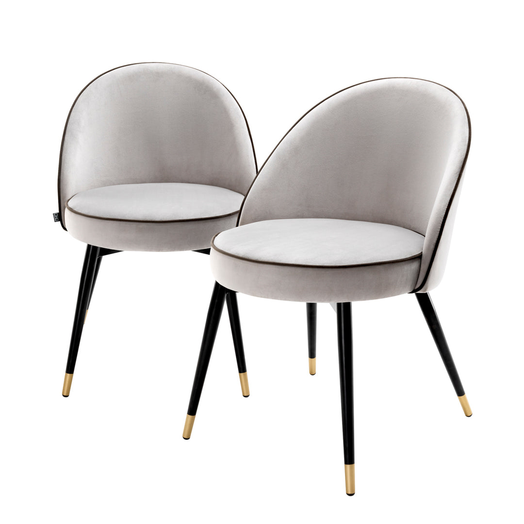 Cooper Dining Chair Set of 2 - Light Grey