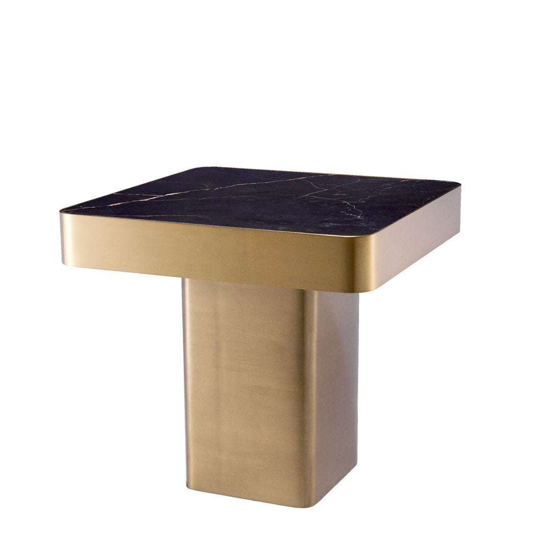 Luxus Side Table - Gold & Black