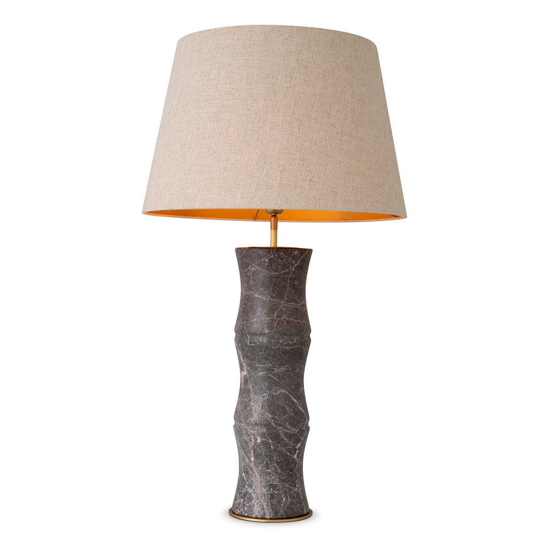 Table Lamp Bonny - Grey Marble Including Shade UL
